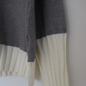 Grey/White Knit Wear Full Fit
