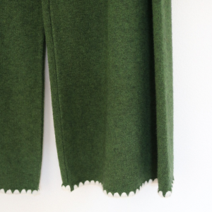 Green/White Knit Wear Full Fit